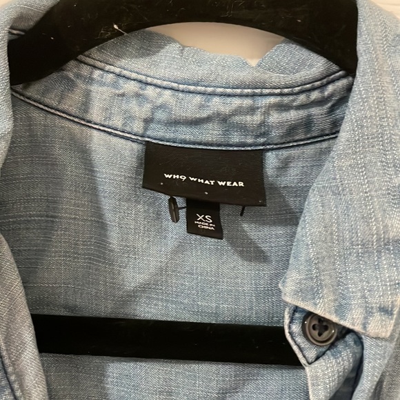 Who What Wear Chambray Tank Size XS - Picture 7 of 8